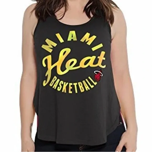 NWT [Touch by Alyssa Milano] Miami Heat NBA Sleeveless Tank Top Women’s Medium - Picture 4 of 14